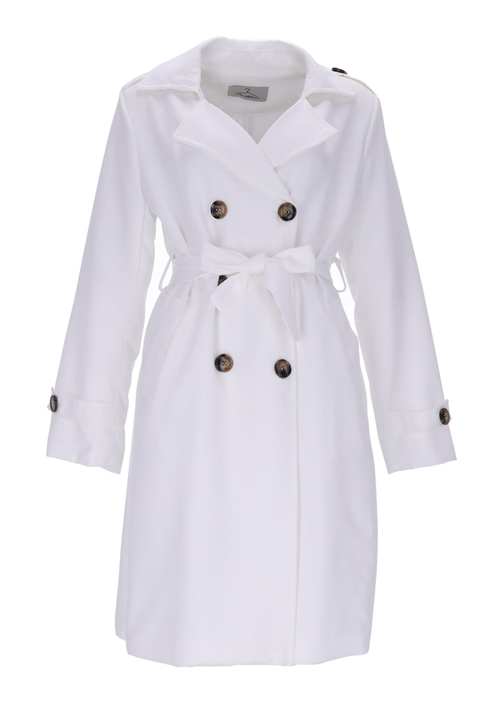 Trenchcoat Splash of Color Damen