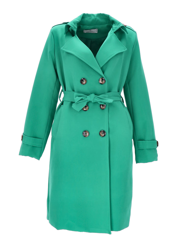Trenchcoat Splash of Color Damen
