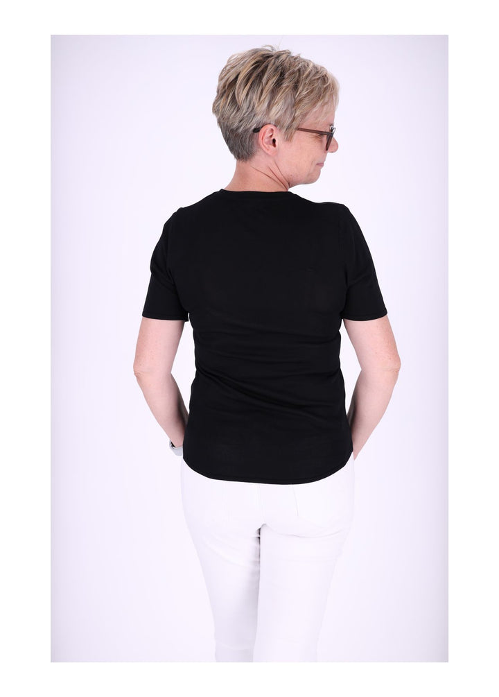 Splash of Color Damen T-Shirt Feinstrick