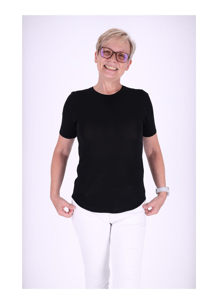 Splash of Color Damen T-Shirt Feinstrick
