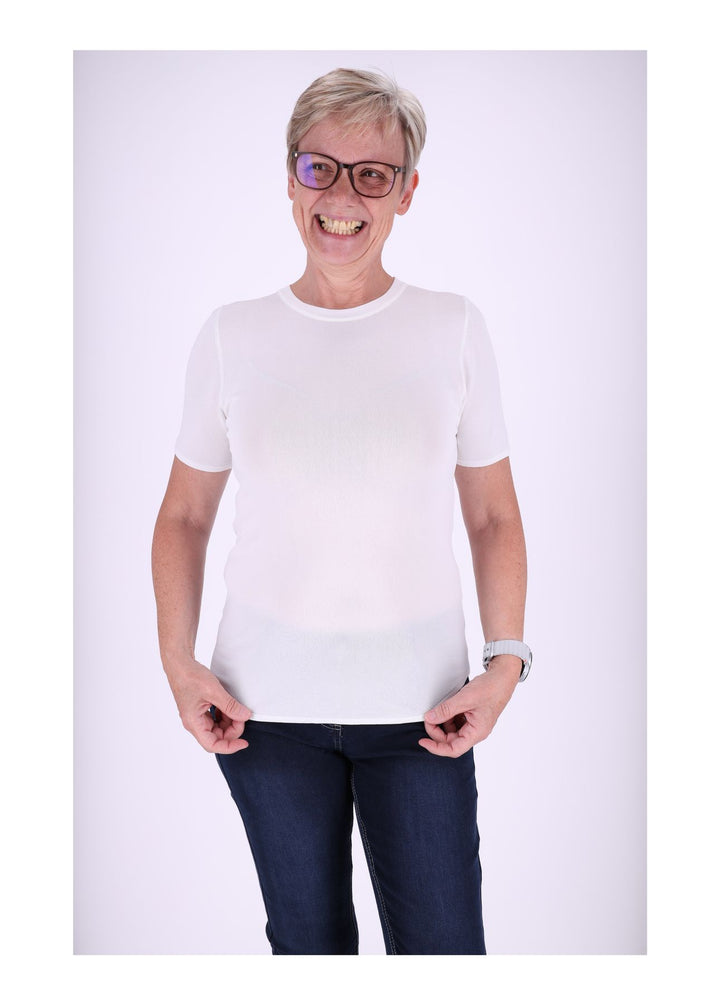 Splash of Color Damen T-Shirt Feinstrick