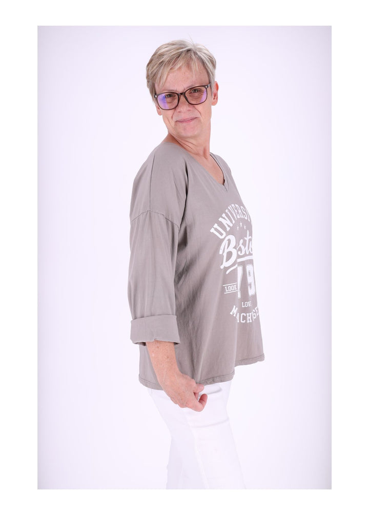 Damen Shirt mit Print - Splash of Color
