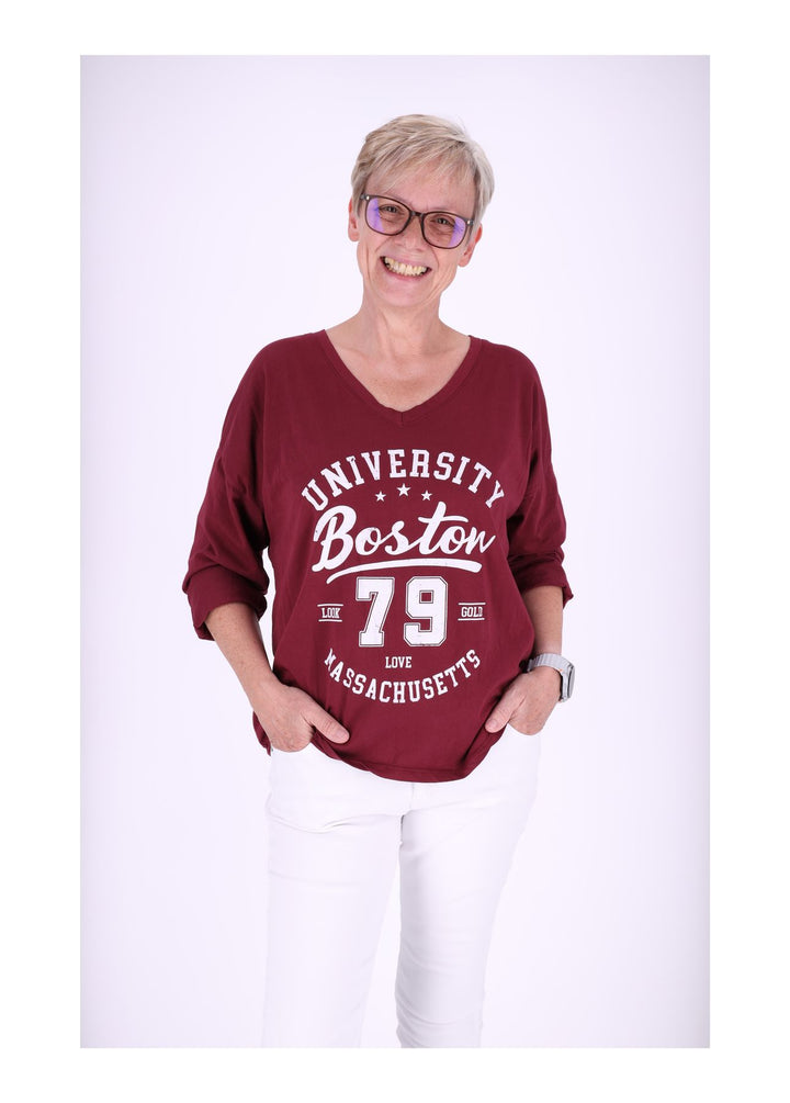 Damen Shirt mit Print - Splash of Color