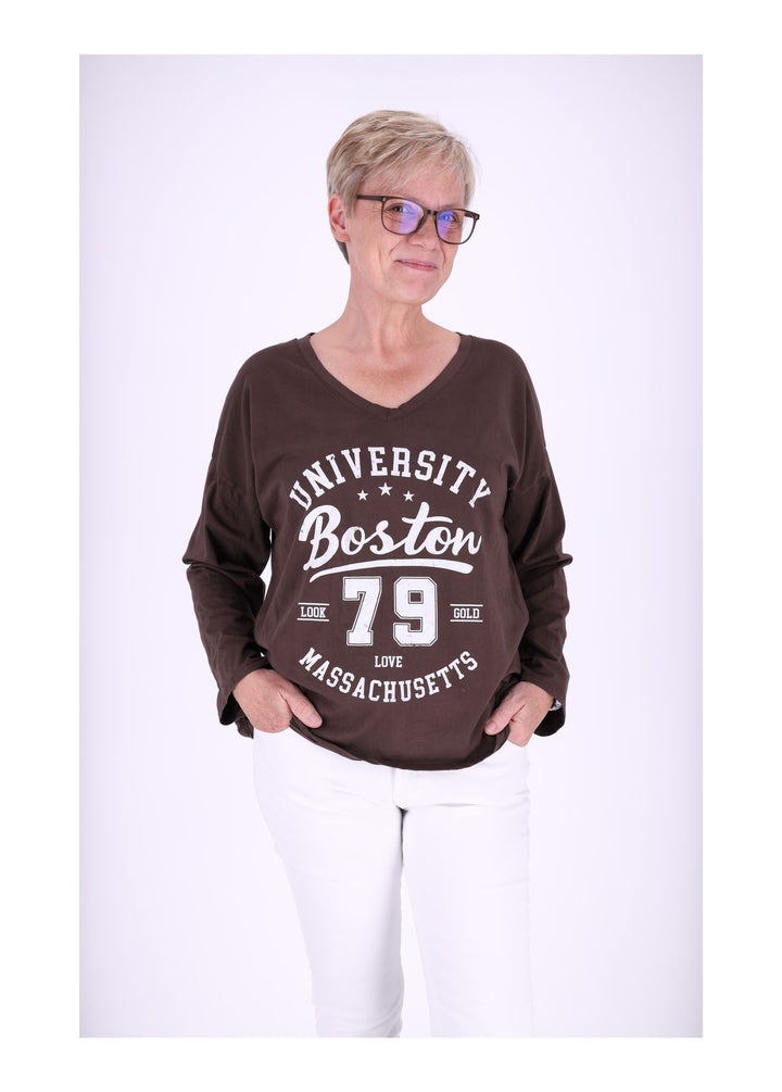 Damen Shirt mit Print - Splash of Color