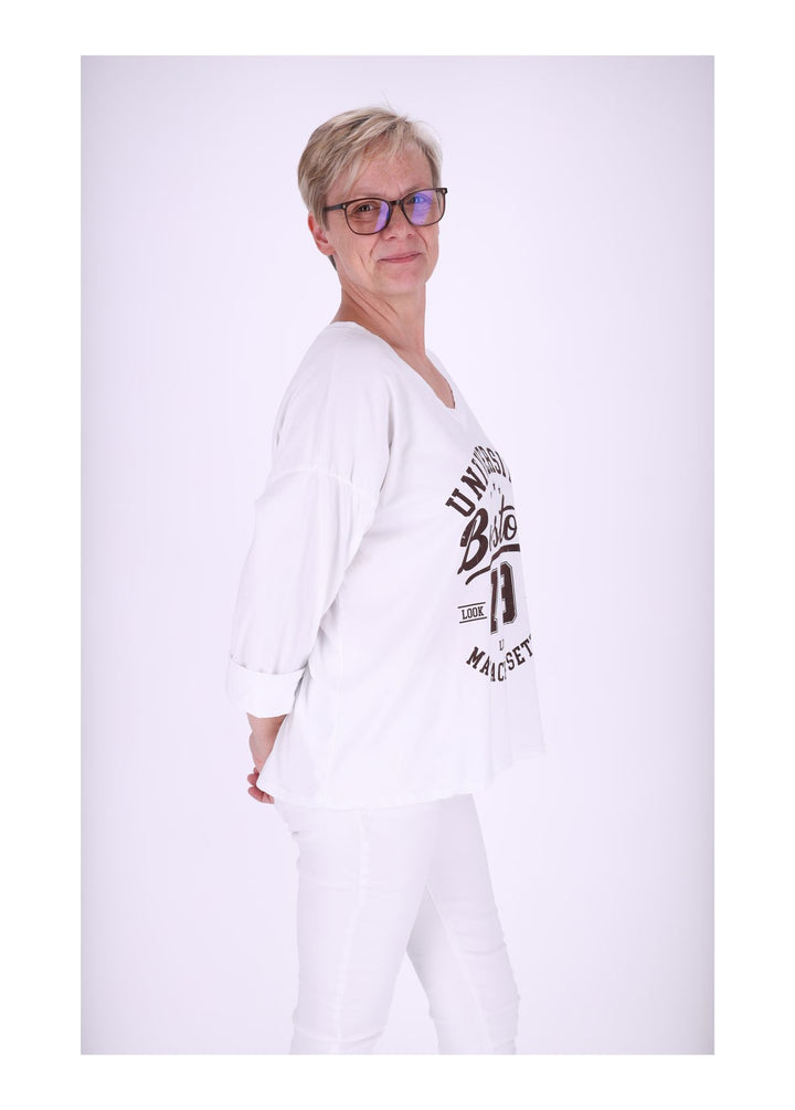 Damen Shirt mit Print - Splash of Color
