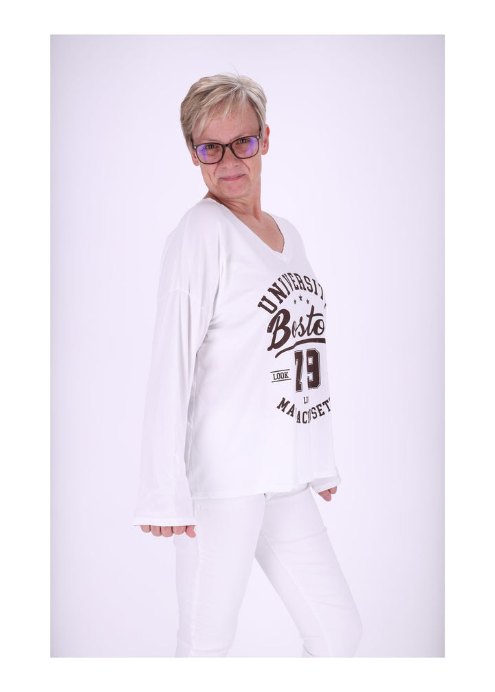 Damen Shirt mit Print - Splash of Color