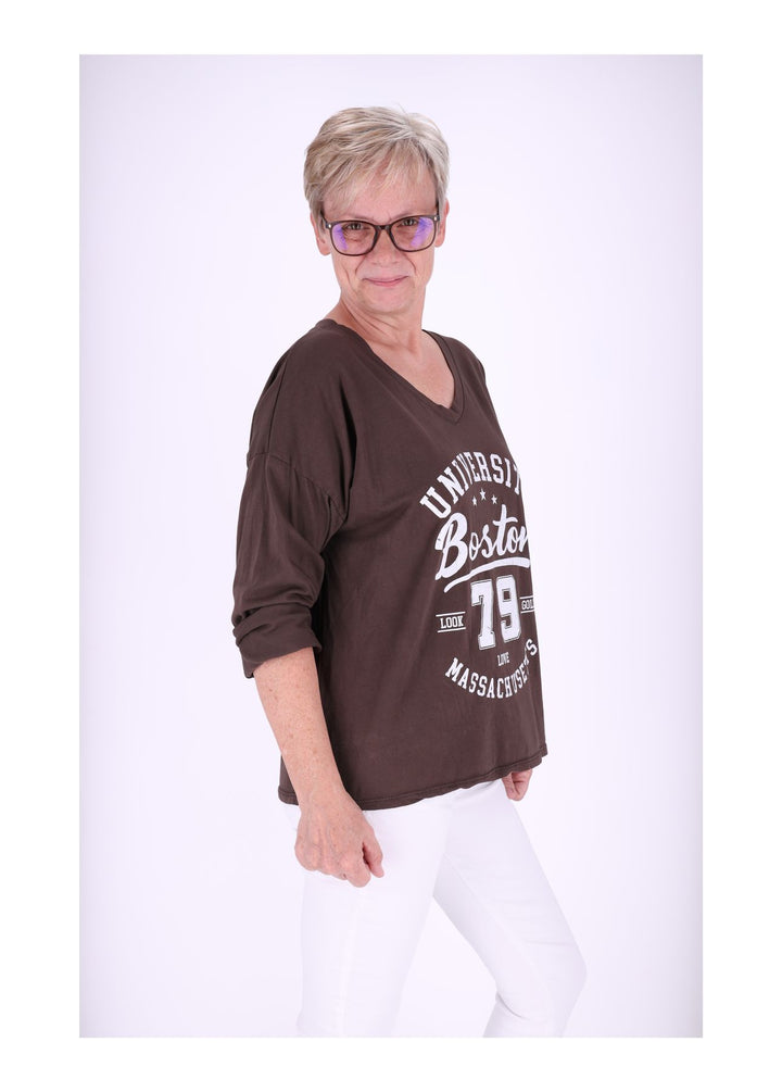 Damen Shirt mit Print - Splash of Color