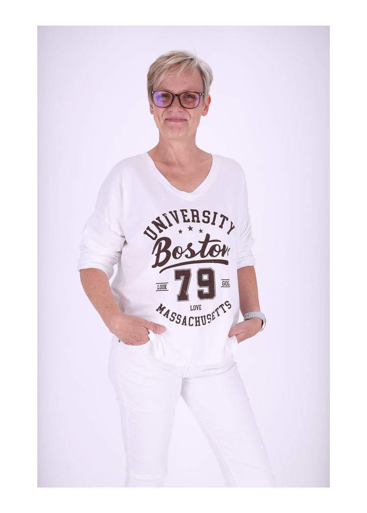 Damen Shirt mit Print - Splash of Color