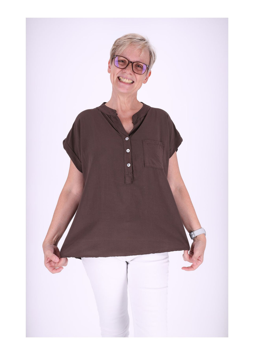 Splash of Color Damen T-Shirt Viskose
