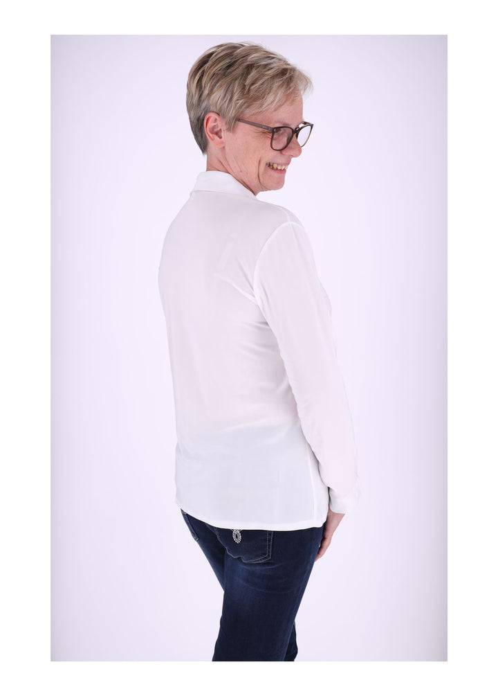 Splash of Color Damen Bluse V-Ausschnitt