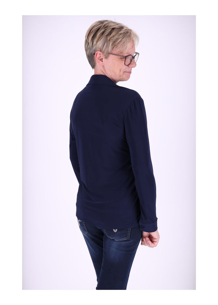 Splash of Color Damen Bluse V-Ausschnitt