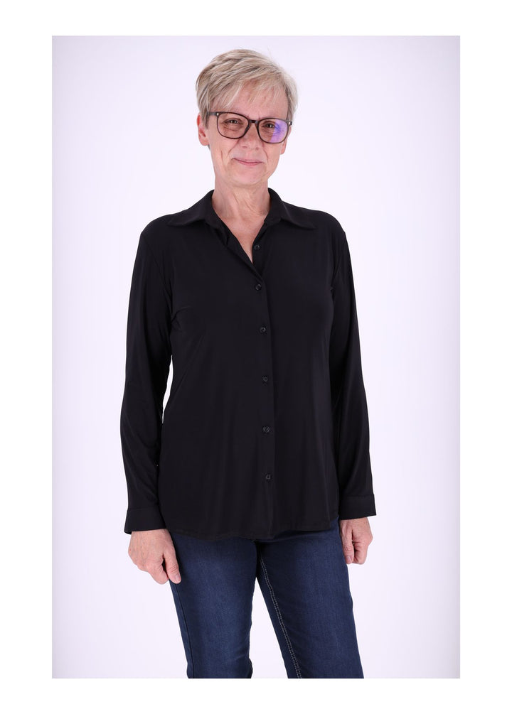 Splash of Color Damen Bluse V-Ausschnitt