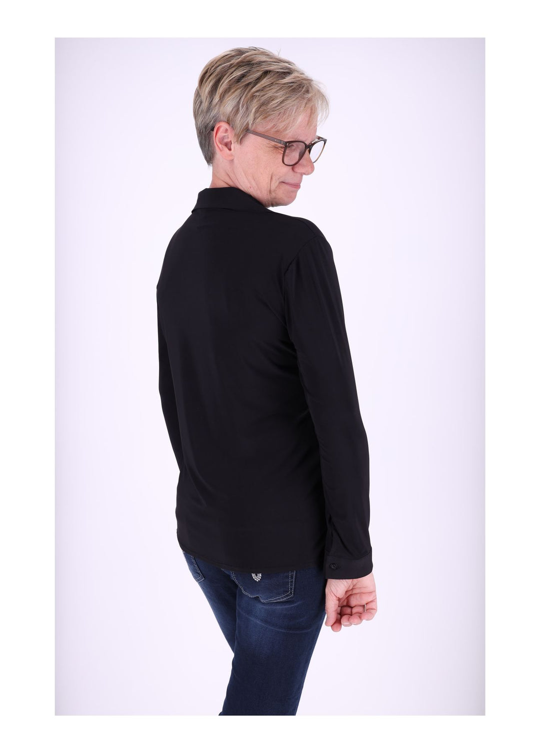 Splash of Color Damen Bluse V-Ausschnitt