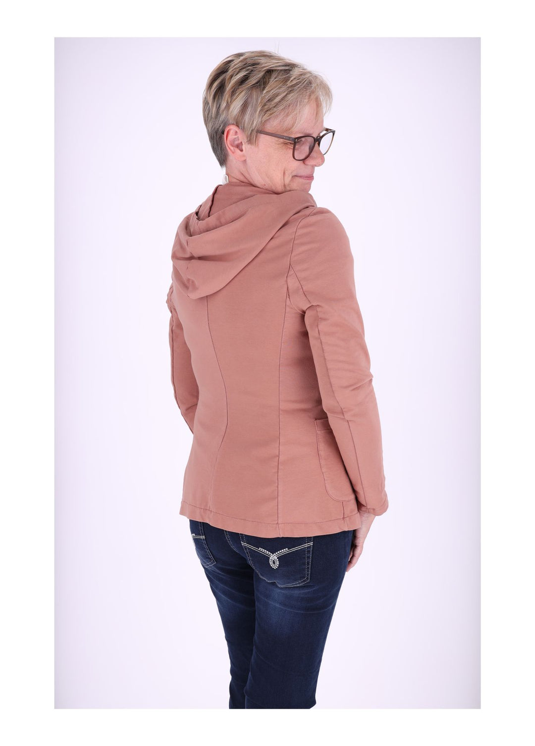 Splash of Color Sweat-Blazer mit Kapuze