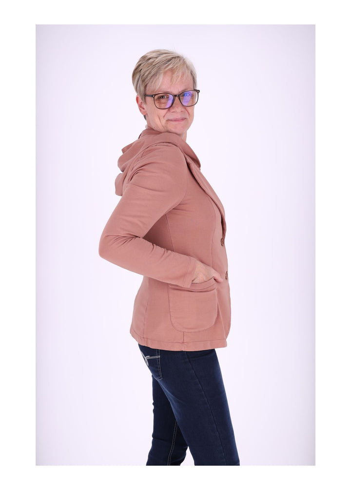 Splash of Color Sweat-Blazer mit Kapuze