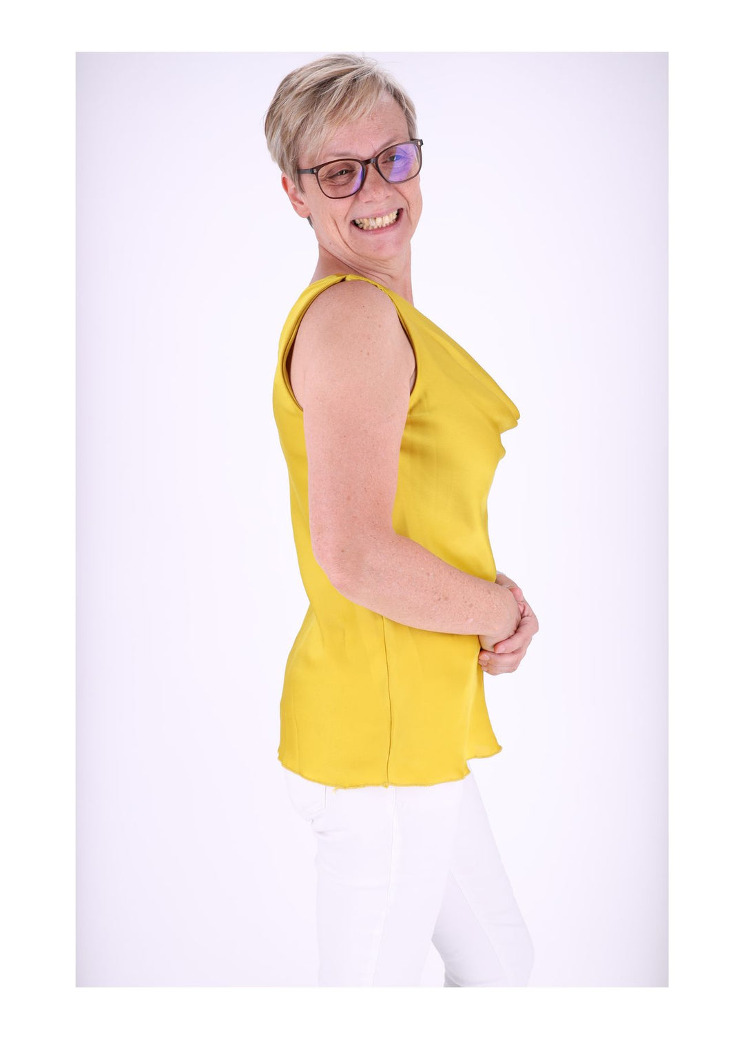 Splash of Color Damen Top Wasserfall