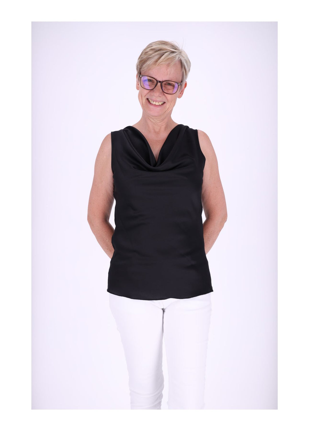 Splash of Color Damen Top Wasserfall