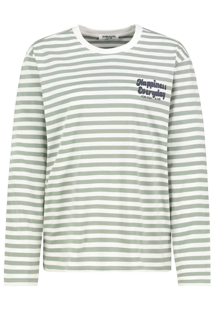 DOB Langarm T-Shirt Damen lockerer Schnitt