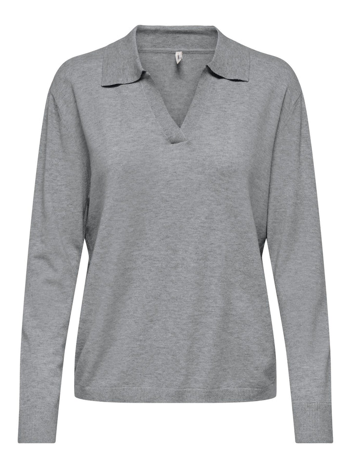 ONLY Strick Polo Pullover Damen