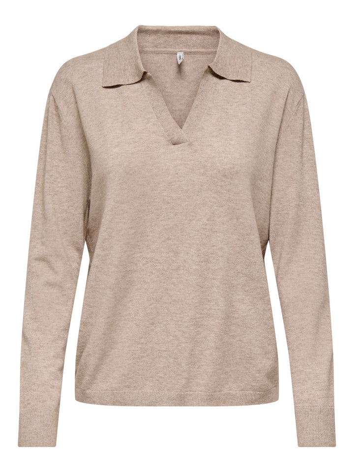 ONLY Strick Polo Pullover Damen