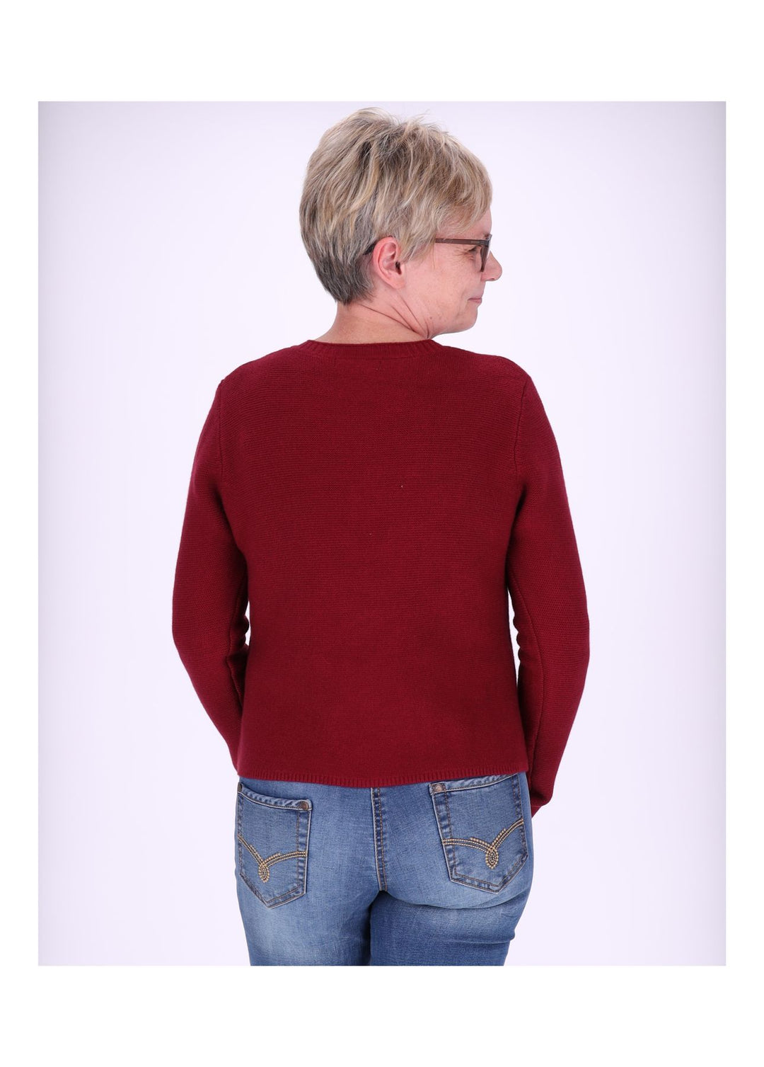 Splash of Color Strickjacke Zweireiher Damen