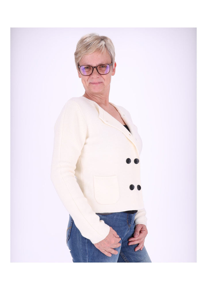 Splash of Color Strickjacke Zweireiher Damen