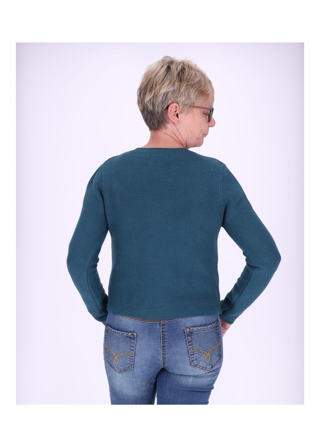 Splash of Color Strickjacke Zweireiher Damen