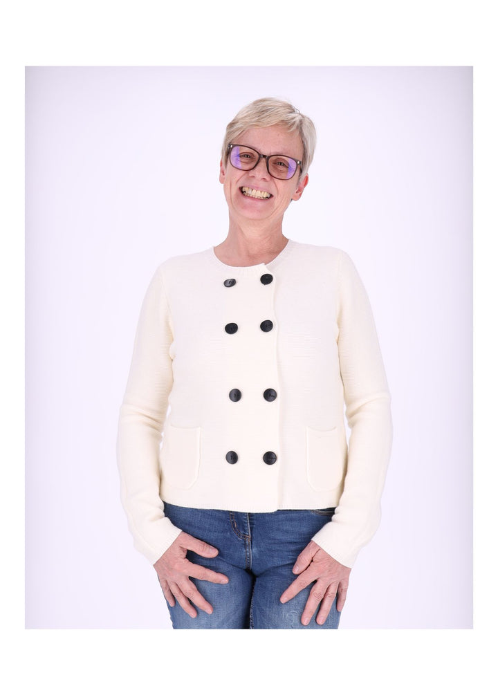 Splash of Color Strickjacke Zweireiher Damen