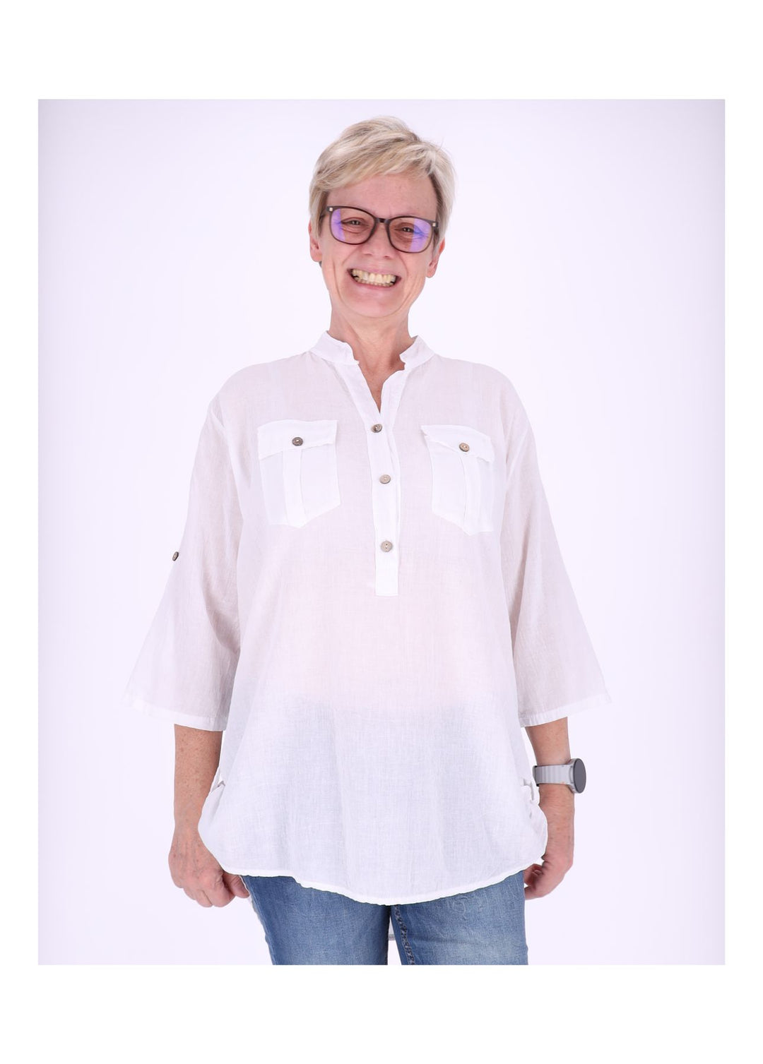 Splash of Color Blusenshirt Damen
