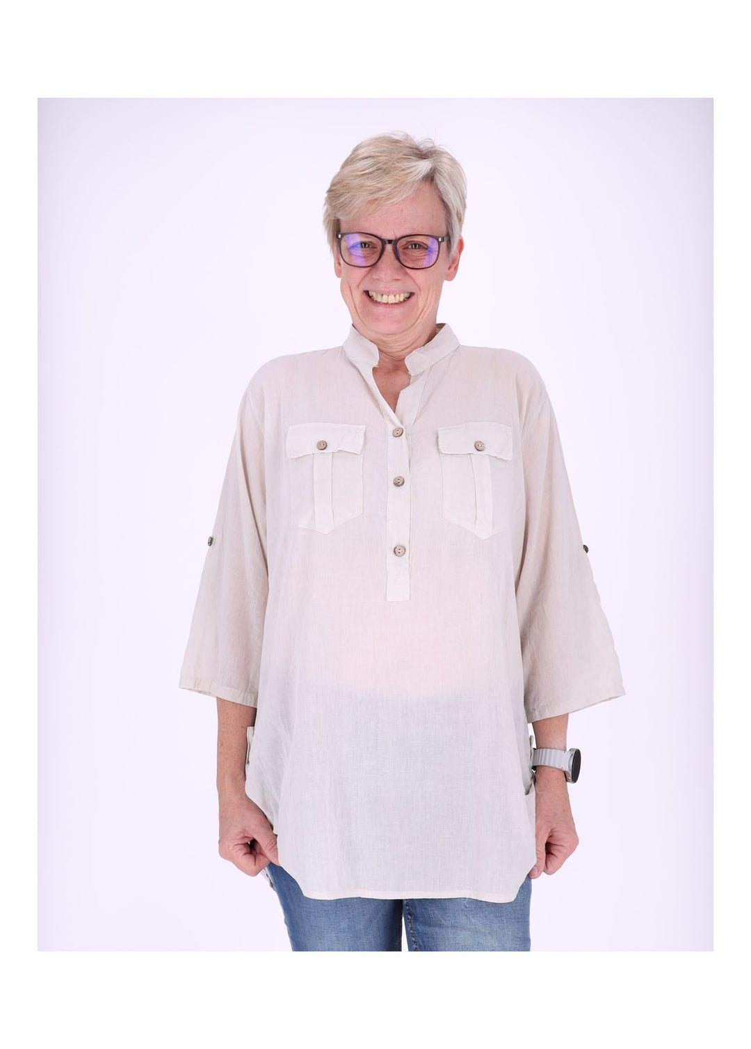 Splash of Color Blusenshirt Damen