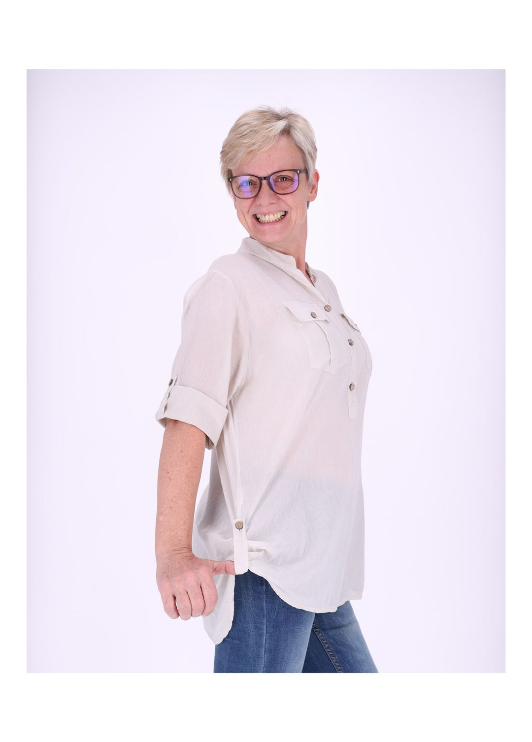 Splash of Color Blusenshirt Damen
