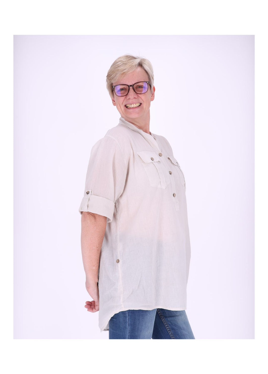 Splash of Color Blusenshirt Damen