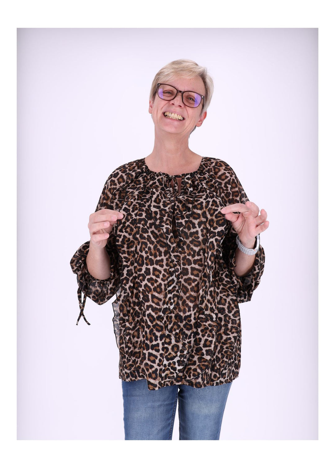 Blusenshirt Leo - Splash of Color