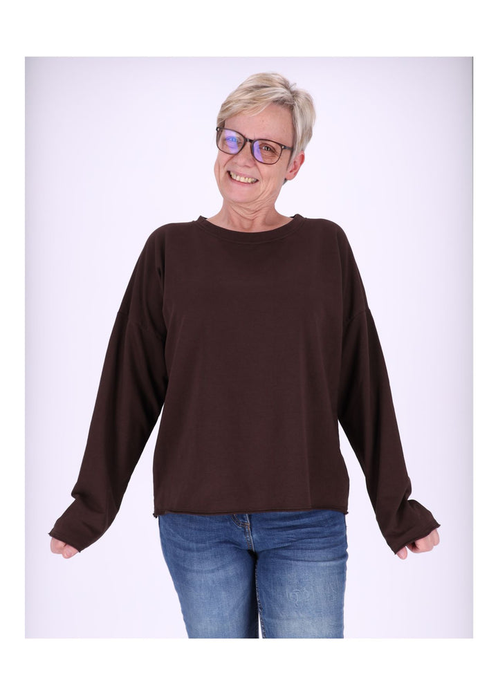 Splash of Color Sweatshirt Damen Raglanärmel
