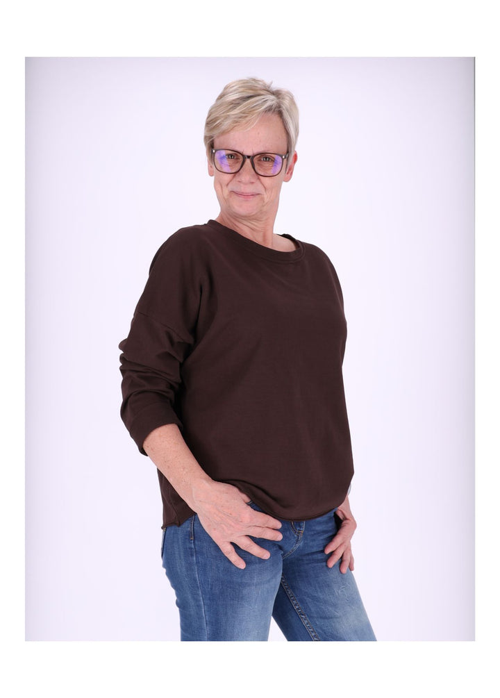 Splash of Color Sweatshirt Damen Raglanärmel