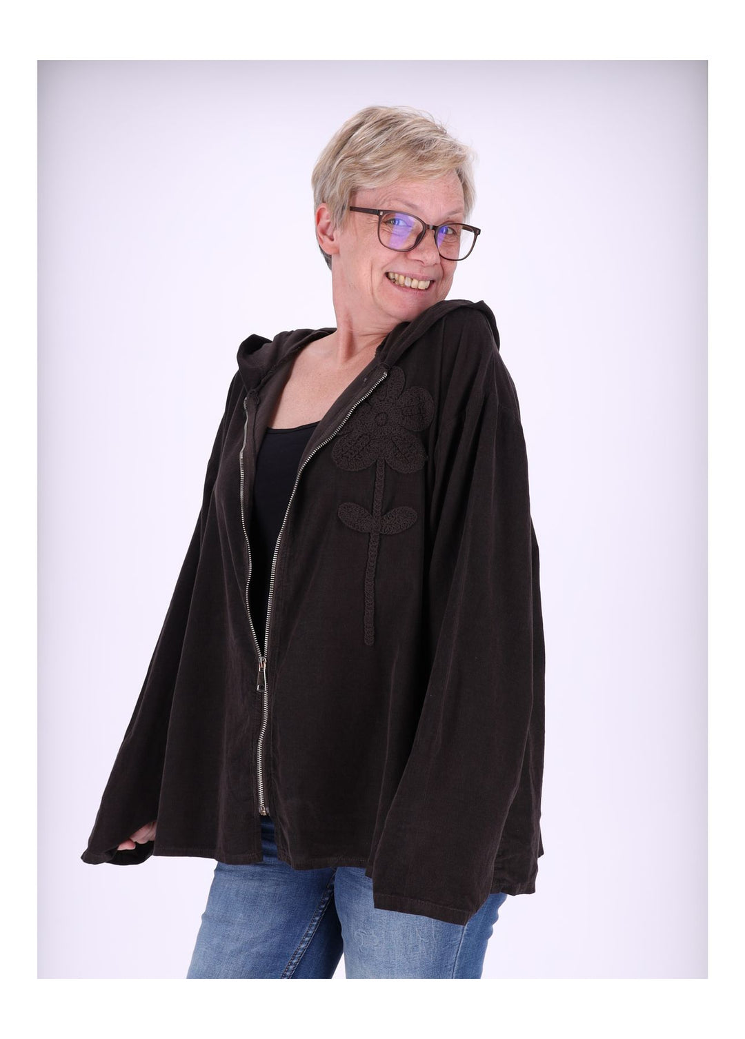 Splash of Color Sweatjacke Damen Kapuze