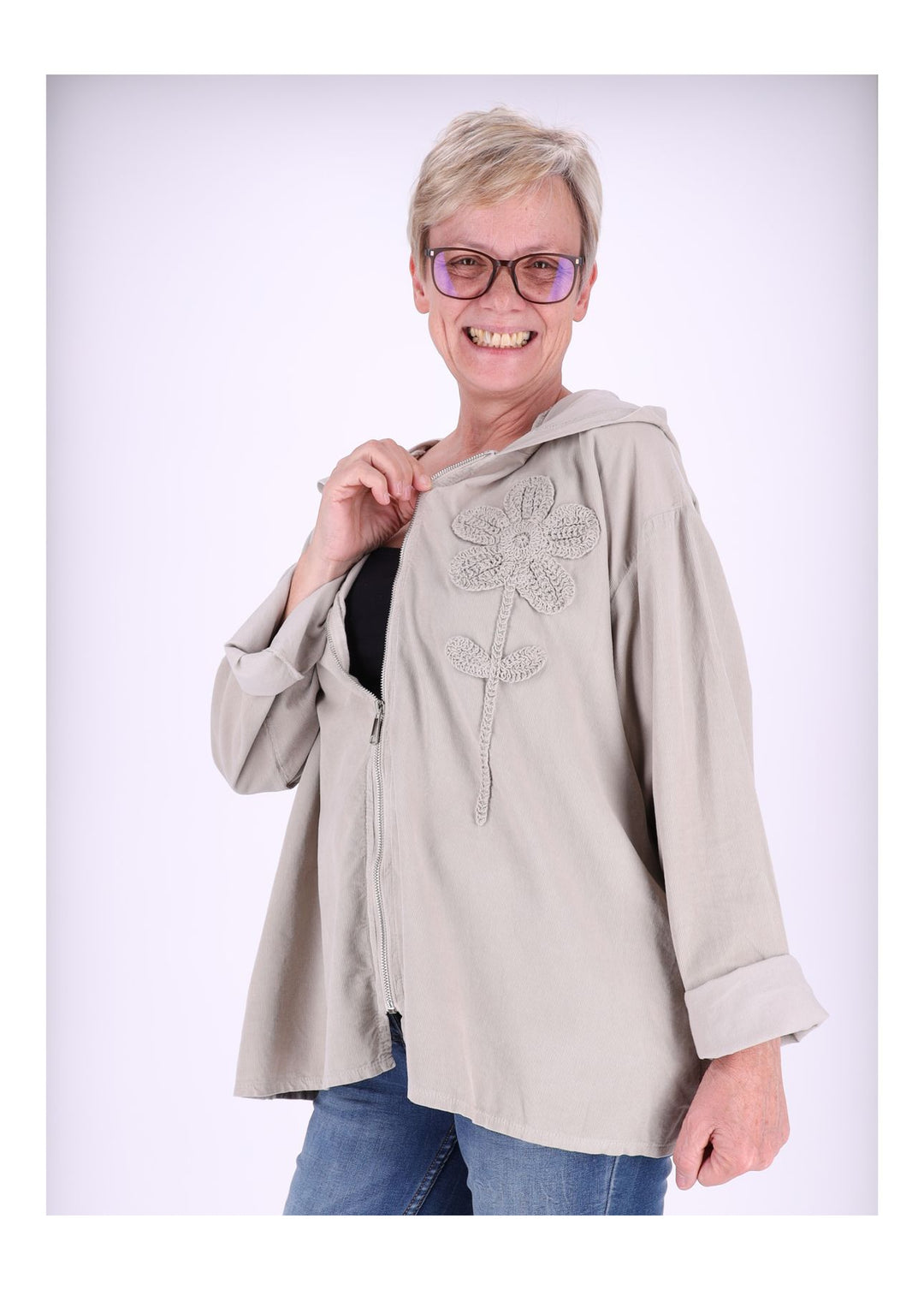 Splash of Color Sweatjacke Damen Kapuze