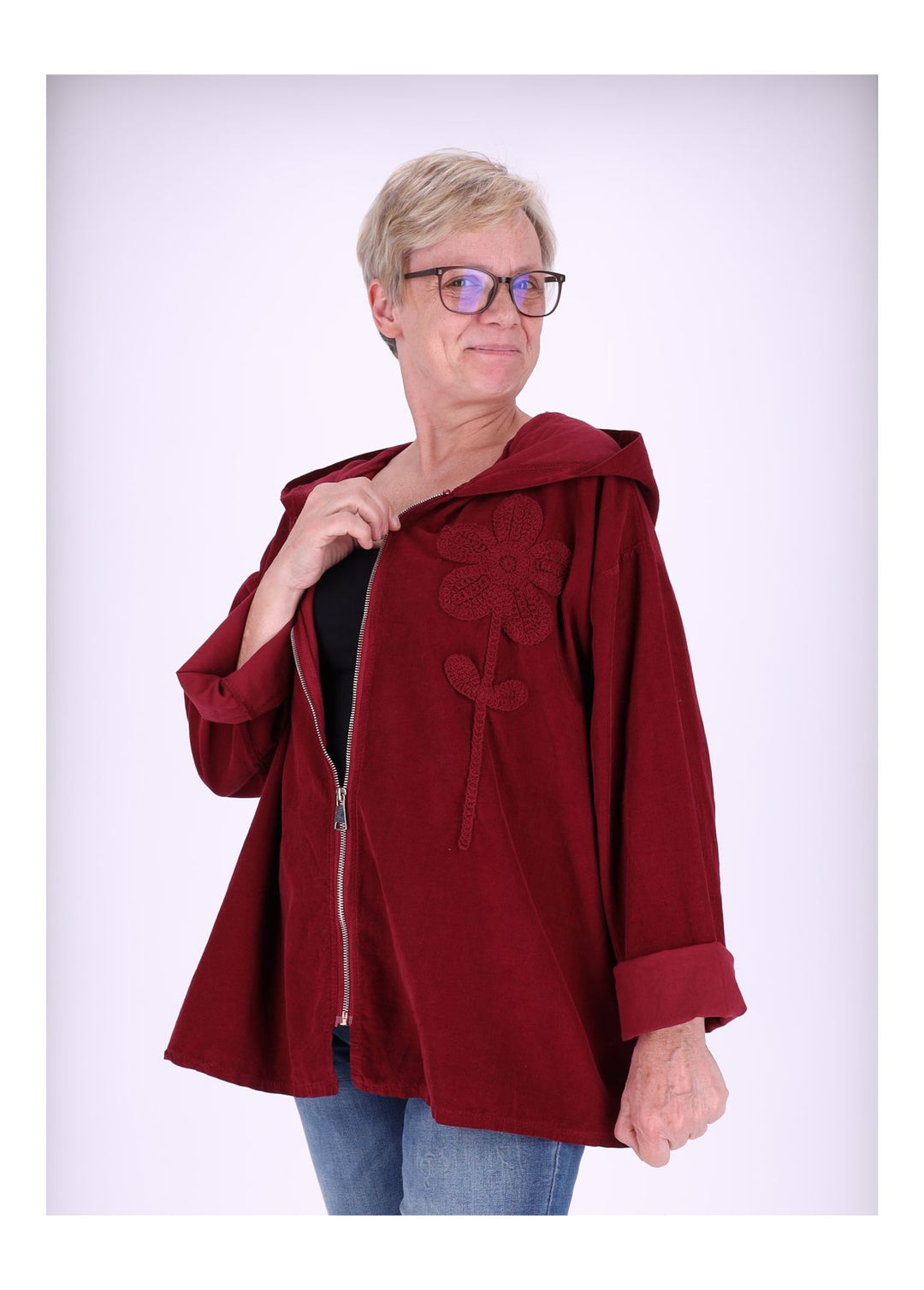 Splash of Color Sweatjacke Damen Kapuze