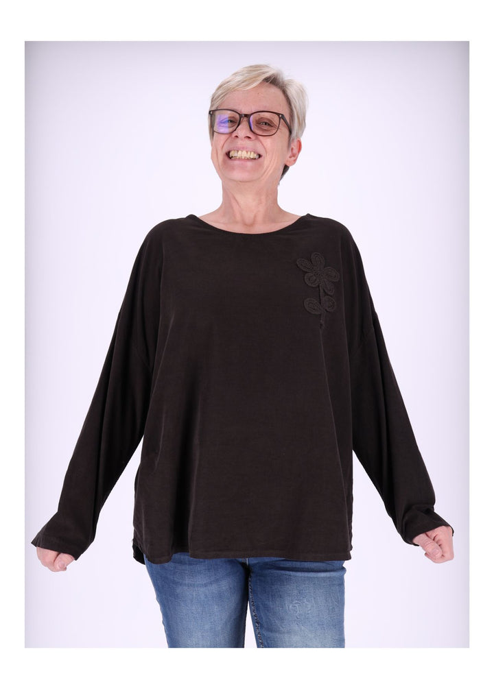 Damen Shirt Babycord von Splash of Color