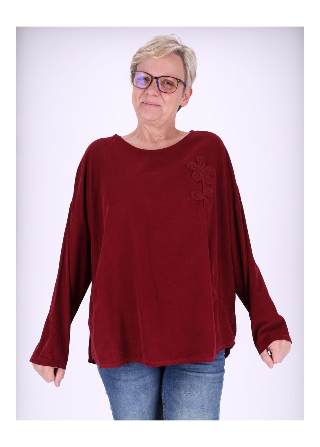 Damen Shirt Babycord von Splash of Color
