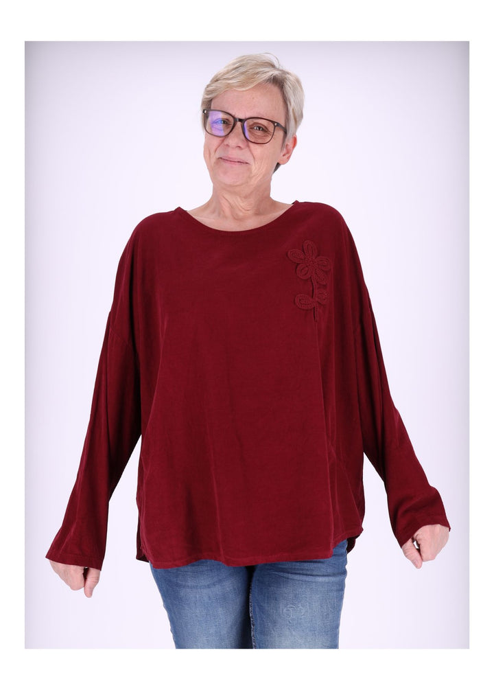 Damen Shirt Babycord von Splash of Color
