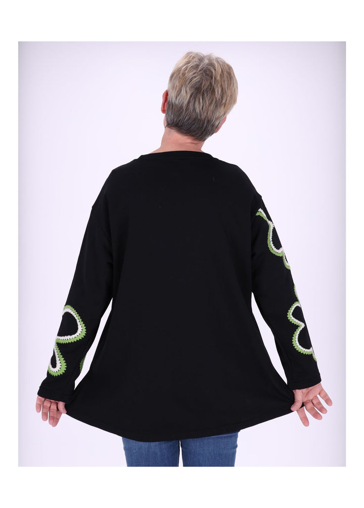 Splash of Color Sweatshirt Damen Blüte