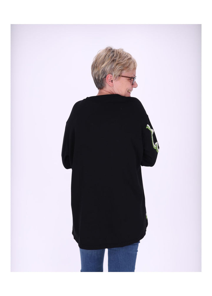 Splash of Color Sweatshirt Damen Blüte