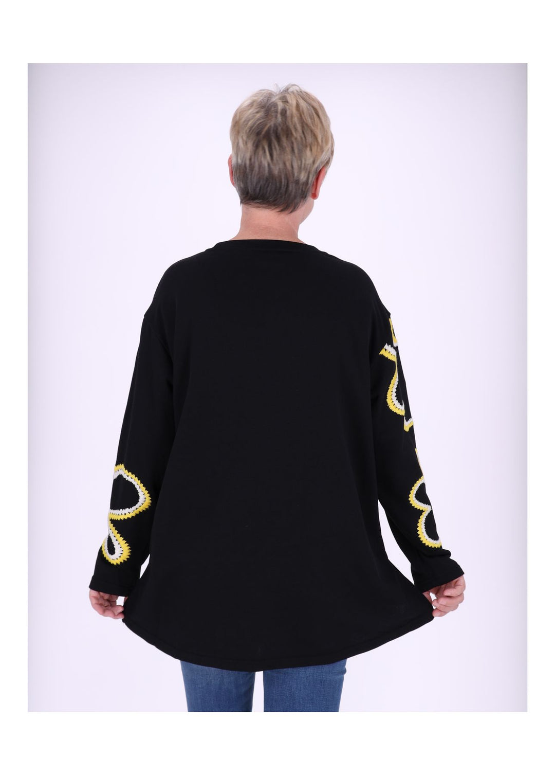 Splash of Color Sweatshirt Damen Blüte