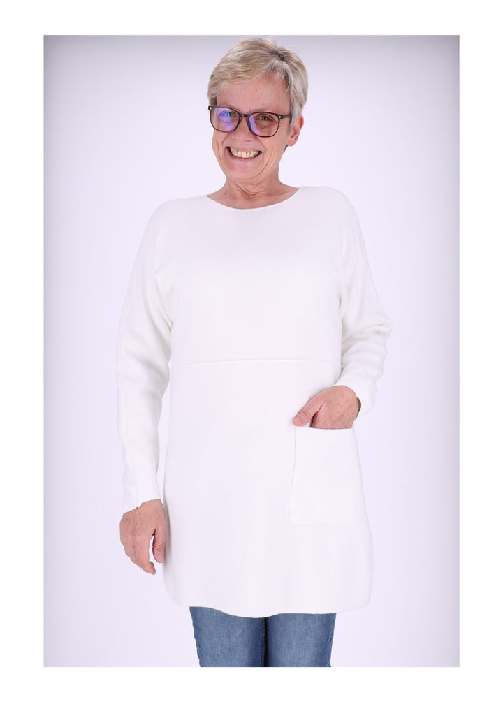 Splash of Color Strick Longshirt Damen