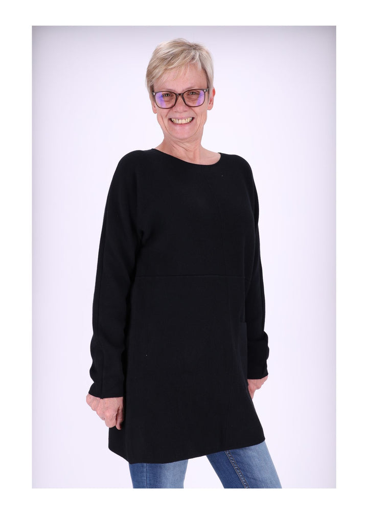 Splash of Color Strick Longshirt Damen