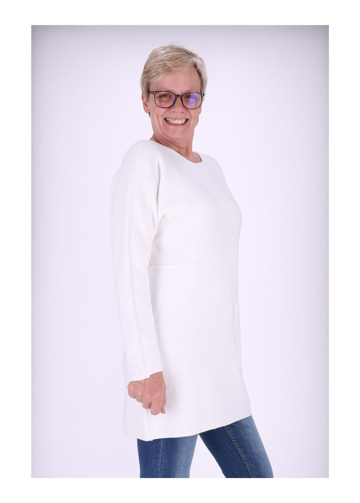 Splash of Color Strick Longshirt Damen