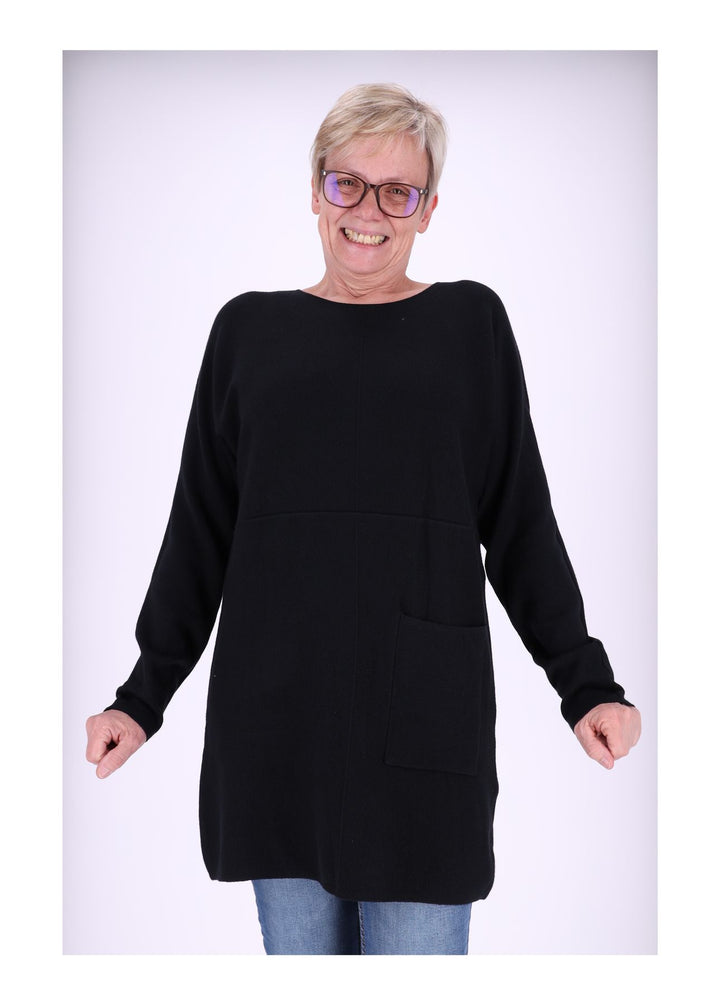 Splash of Color Strick Longshirt Damen