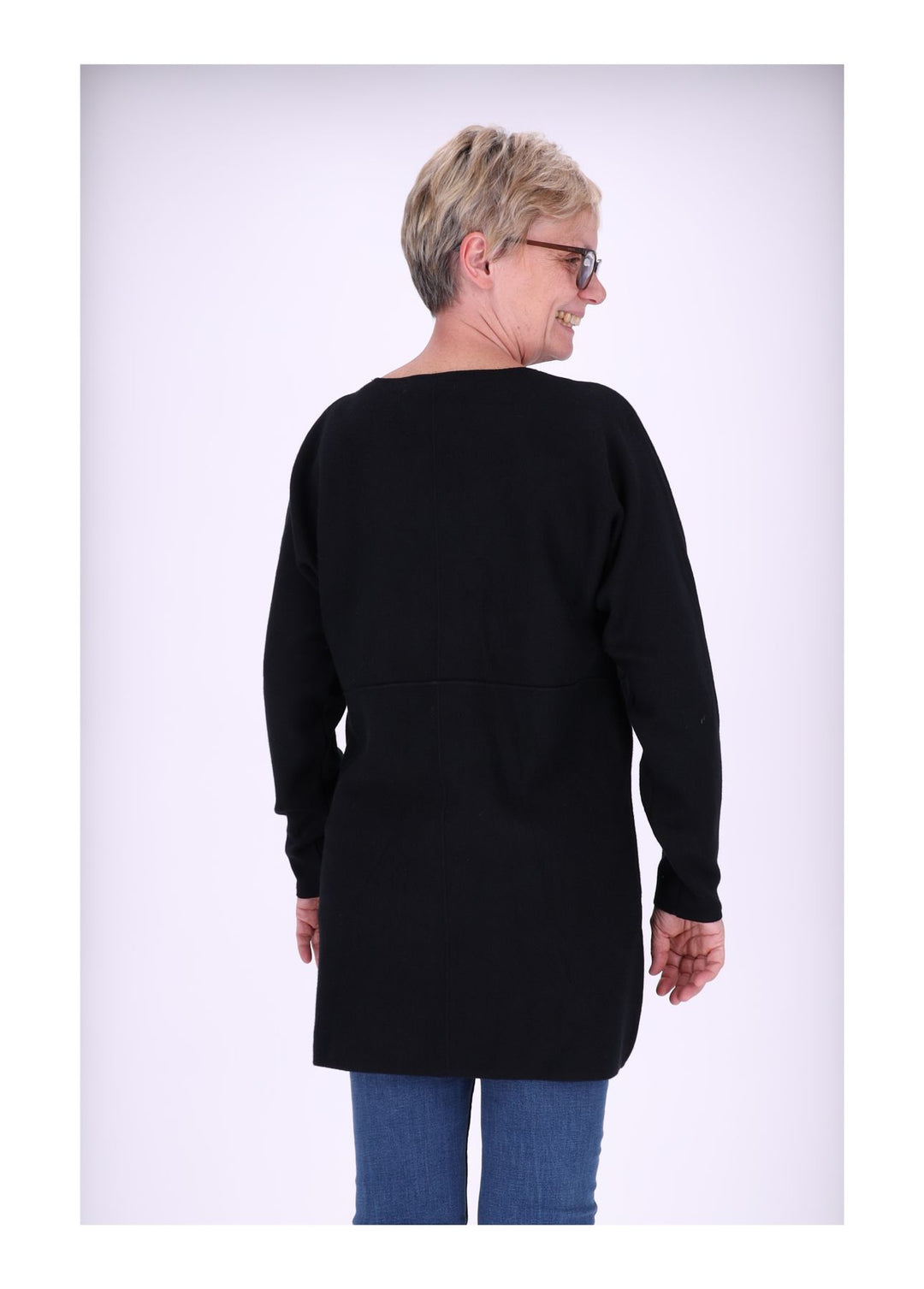 Splash of Color Strick Longshirt Damen