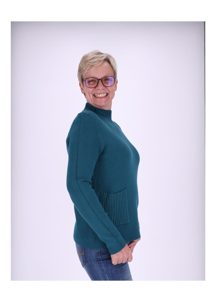 Splash of Color Strickpullover Damen